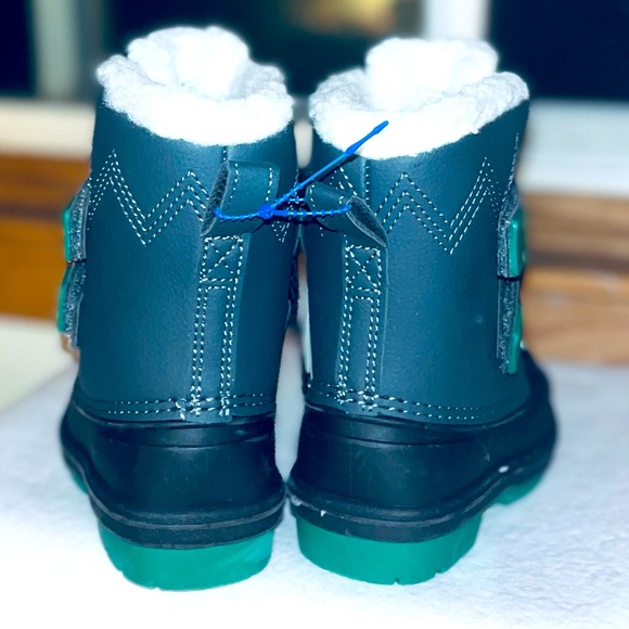 🔥 NEW 🔥Cat & Jack Waterproof Boots (Dark Gray/Denver), Size 6C - $22 - Picture 7 of 10